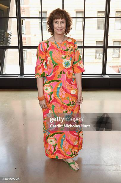 Comedian Lizz Winstead attends a luncheon hosted by Glamour and Facebook to discuss the 2016 election at Samsung 837 in NYC on July 11, 2016 in New...