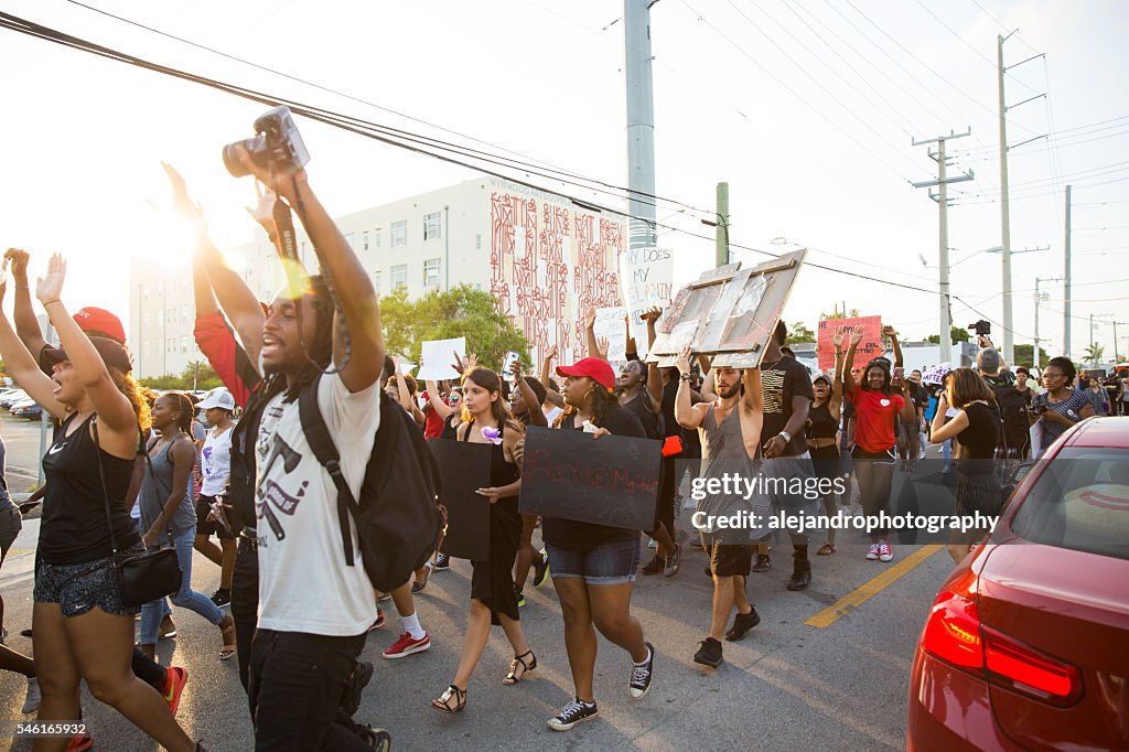 Black Lives Matter protest Miami