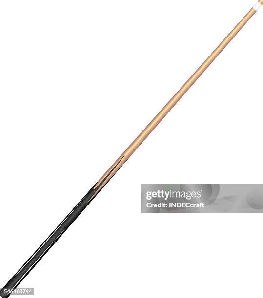 pool billiard stick - snooker stock illustrations