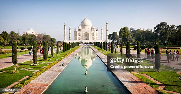 das taj mahal - tadsch mahal stock-fotos und bilder