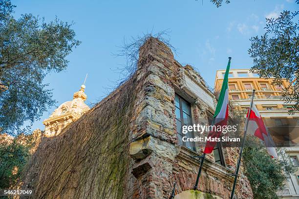 the house of christopher columbus - genoa stock pictures, royalty-free photos & images