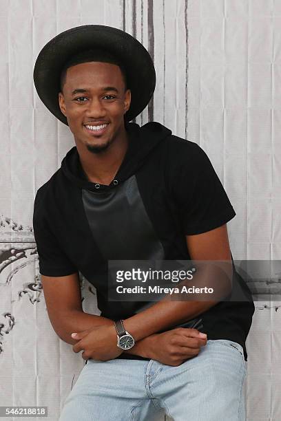 Actor Jessie Usher from the cast of "Survivor's Remorse" speaks during AOL Build Speaker Series at AOL HQ on July 11, 2016 in New York City.