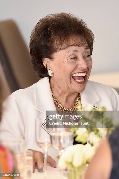 Congresswoman Nita Lowey attends a luncheon hosted by Glamour and Facebook to discuss the 2016 election at Samsung 837 in NYC on July 11, 2016 in New...
