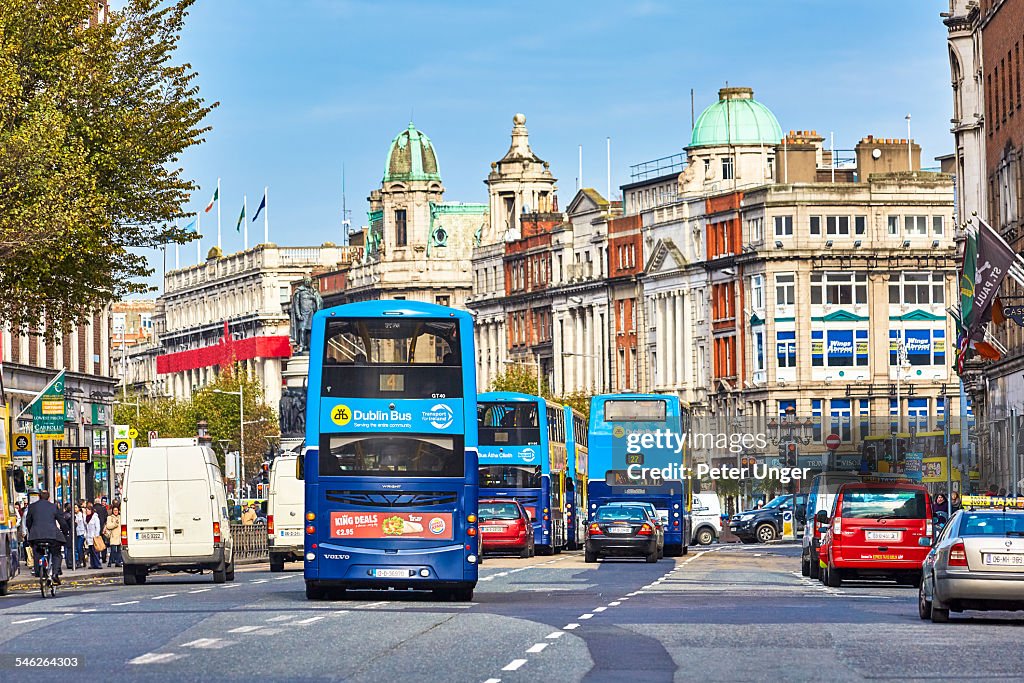 Streets of Dublin City,Ireland