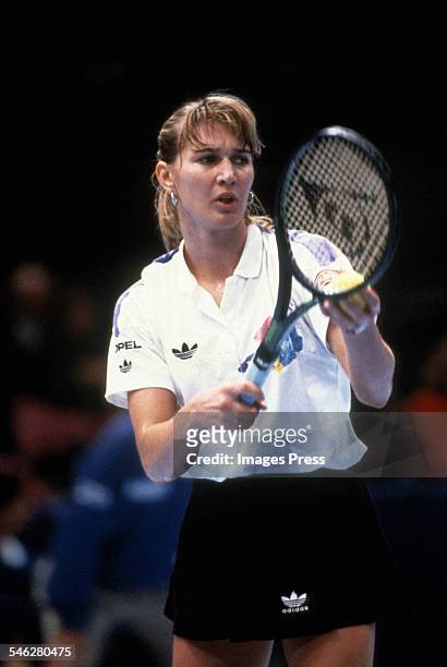 Steffi Graf during the 1991 Virginia Slims Championships at Madison Square Garden circa 1991 in New York City.