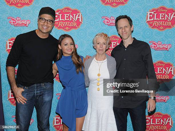 June 11, 2016 -Cast, producers and guests attended a screening of Disney Channel's "Elena of Avalor," introducing Disney's first princess inspired by...