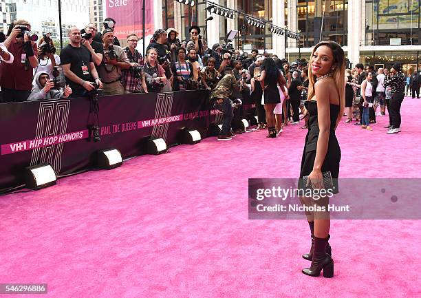 Rapper Lil Mama attends the VH1 Hip Hop Honors: All Hail The Queens at David Geffen Hall on July 11, 2016 in New York City.