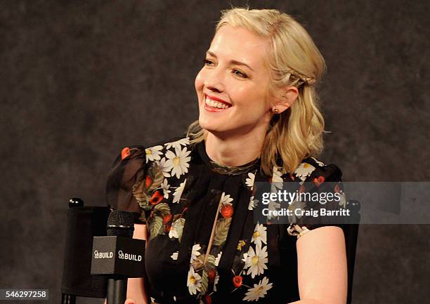 Screenwriter Katie Dippold speaks onstage during the AOL Build, Makers and Sony Celebrate Women Creators Panel at Paley Center For Media on July 11,...