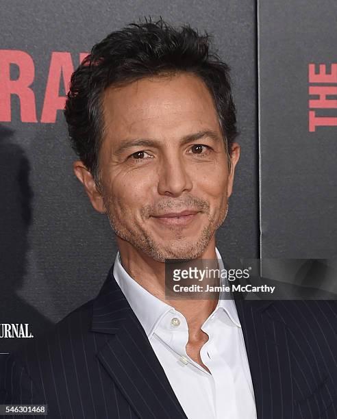 Actor Benjamin Bratt attends the "The Infiltrator" New York premiere at AMC Loews Lincoln Square 13 theater on July 11, 2016 in New York City.