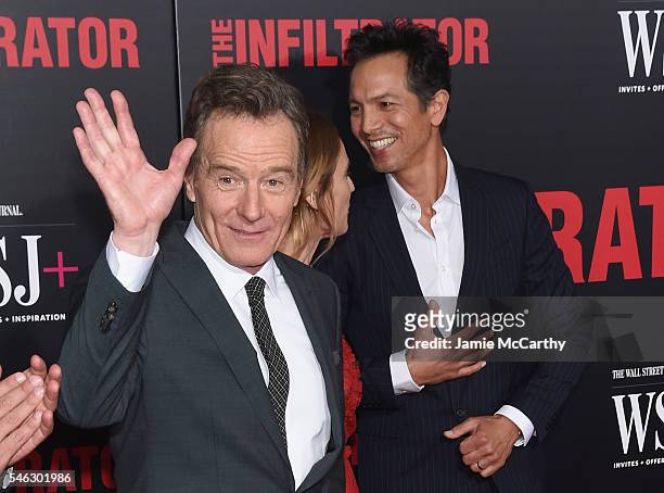 Bryan Cranson, Diane Kruger and Benjamin Bratt attend the "The Infiltrator" New York premiere at AMC Loews Lincoln Square 13 theater on July 11, 2016...