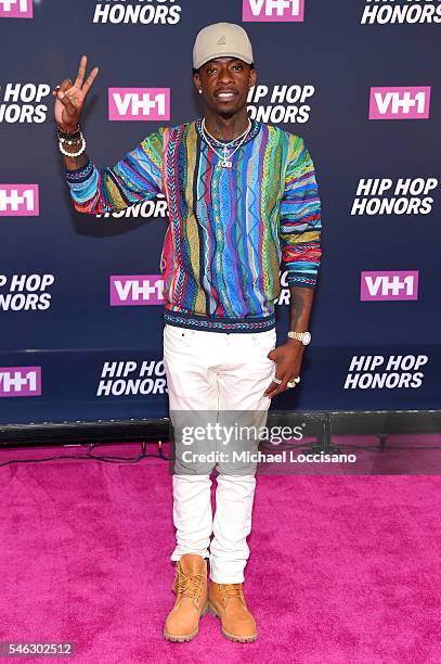 Rapper Rich Homie Quan attends the VH1 Hip Hop Honors: All Hail The Queens at David Geffen Hall on July 11, 2016 in New York City.