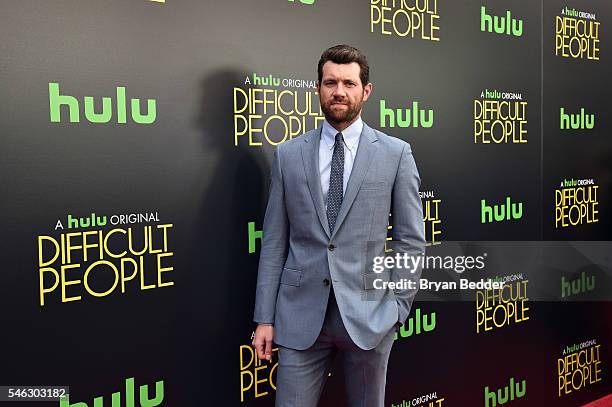 Actor Billy Eichner attends the Hulu Original Difficult People premiere at Metrograph on July 11, 2016 in New York City.