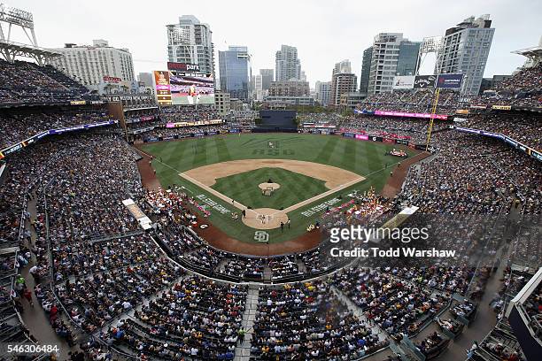 General view of the ballpark during the T-Mobile Home Run Derby at PETCO Park on July 11, 2016 in San Diego, California.