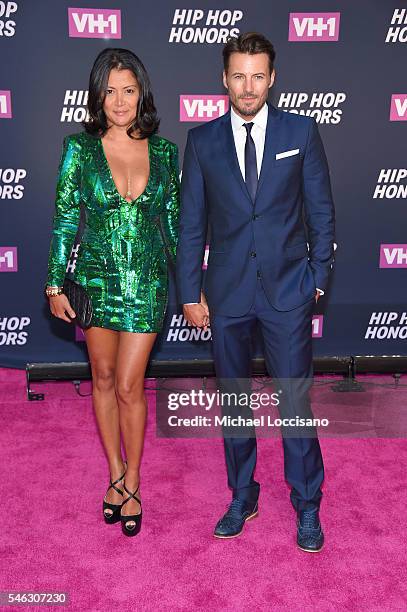 Keytt Lundqvist and Alexander Lundqvist attend the VH1 Hip Hop Honors: All Hail The Queens at David Geffen Hall on July 11, 2016 in New York City.