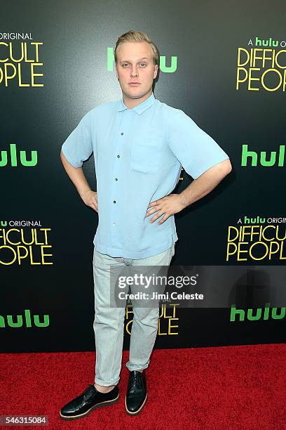 Actor John Early attends the Hulu Original "Difficult People" premiere at The Metrograph on July 11, 2016 in New York City.