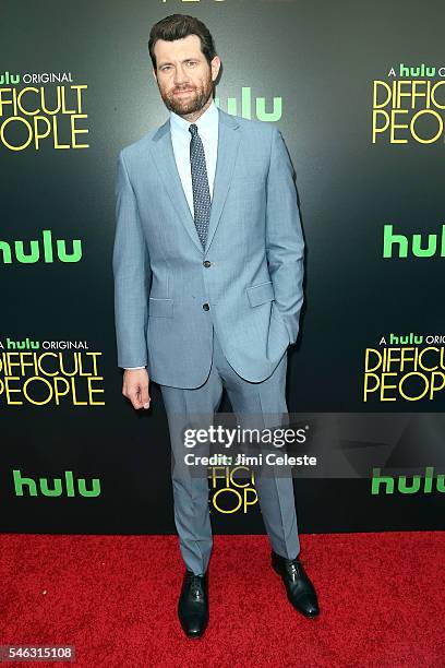 Actor Billy Eichner attends the Hulu Original "Difficult People" premiere at The Metrograph on July 11, 2016 in New York City.