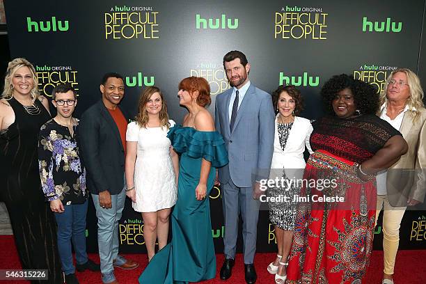 Actors Shakina Nayfack, Cole Escola, Derrick Baskin, Amy Poehler, Julie Klausner, Billy Eichner, Andrea Martin, Gabourey Sidibe and Producer Scott...