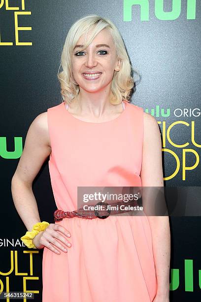 Actor Mary Houlihan attends the Hulu Original "Difficult People" premiere at The Metrograph on July 11, 2016 in New York City.