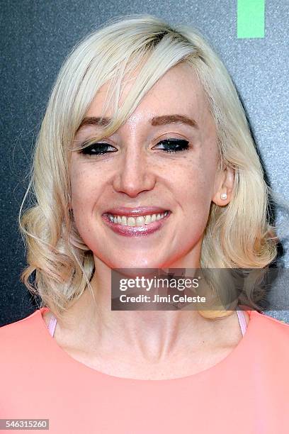 Actor Mary Houlihan attends the Hulu Original "Difficult People" premiere at The Metrograph on July 11, 2016 in New York City.