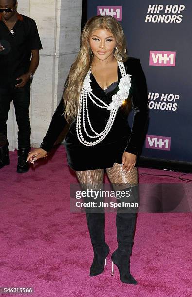 Rapper Lil' Kim attends the 2016 VH1 Hip Hop Honors: All Hail The Queens at David Geffen Hall on July 11, 2016 in New York City.
