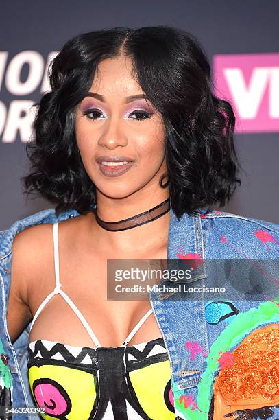 Cardi B attends the VH1 Hip Hop Honors: All Hail The Queens at David Geffen Hall on July 11, 2016 in New York City.