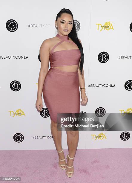 Beauty influencer Karla Jara at Beautycon Media hosts Tyra Banks & TYRA Beauty for brunch - Los Angeles, CA at Sunset Tower Hotel on July 8, 2016 in...