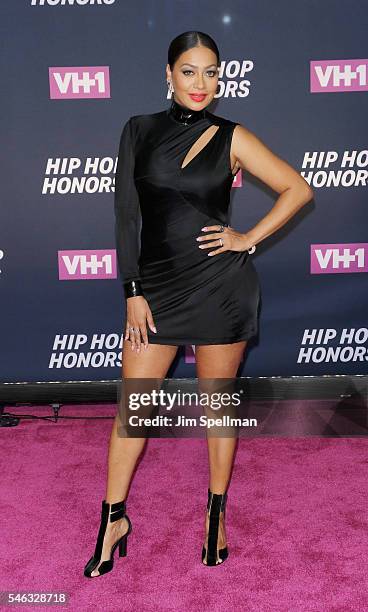 Actress La La Anthony attends the 2016 VH1 Hip Hop Honors: All Hail The Queens at David Geffen Hall on July 11, 2016 in New York City.