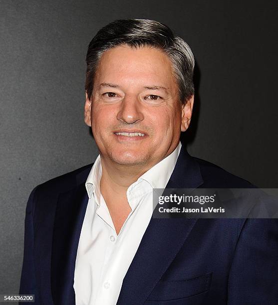 Ted Sarandos attends the premiere of "Stranger Things" at Mack Sennett Studios on July 11, 2016 in Los Angeles, California.