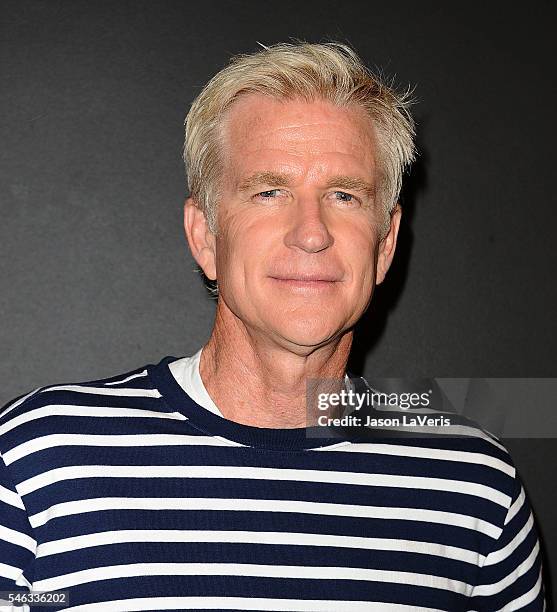 Actor Matthew Modine attends the premiere of "Stranger Things" at Mack Sennett Studios on July 11, 2016 in Los Angeles, California.