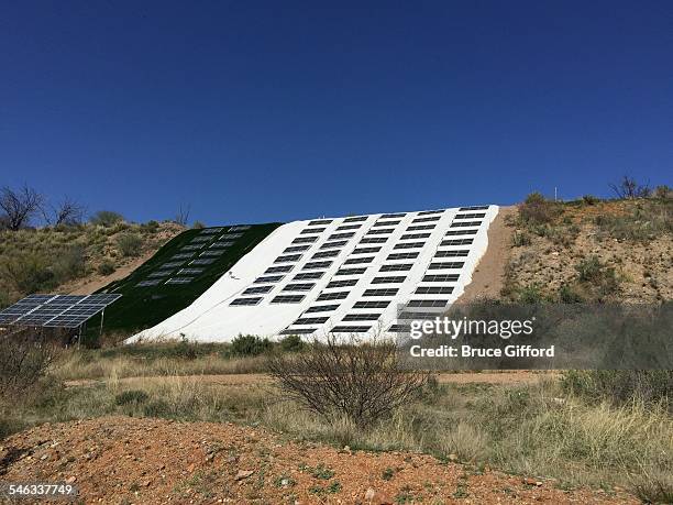 Solar Energy multiple panels Biosphere 2 Oracle Arizona March 9 2015