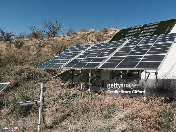 Solar Energy panels Biosphere 2 2015 Oracle Arizona March 9 2015