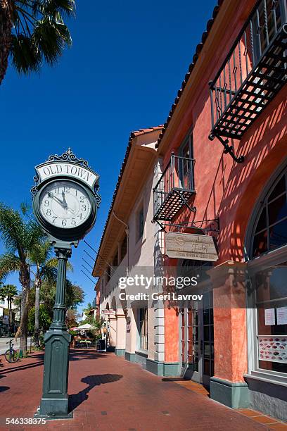 Old town clock in Santa Barbara, California