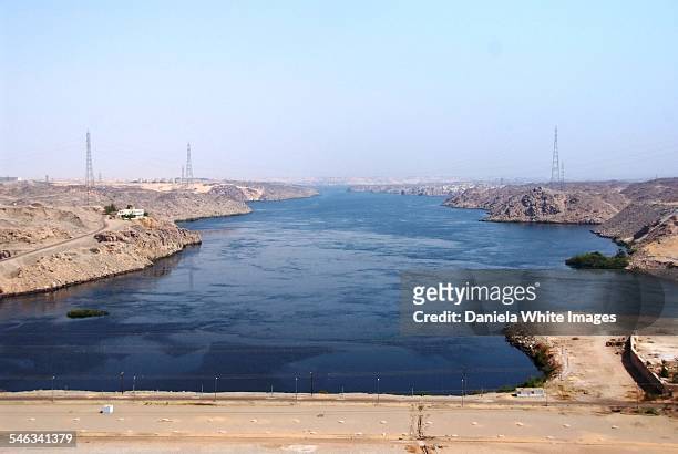 water everywhere - aswan dam stock pictures, royalty-free photos & images