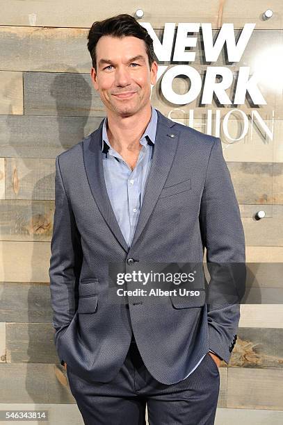 Actor Jerry O'Connell attends the CFDA x Cadillac opening night party during New York Fashion Week: Men's Spring/Summer 2017 at Cadillac House on...