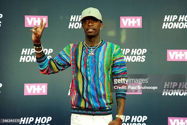 Rich Homie Quan attends the VH1 Hip Hop Honors: All Hail The Queens at avid Geffen Hall on July 11, 2016 in New York City.