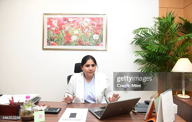 Dr Dilpreet Brar- Regional Director of Fortis Memorial Research Institute poses during an exclusive interview on September 9, 2014 in Gurgaon, India.