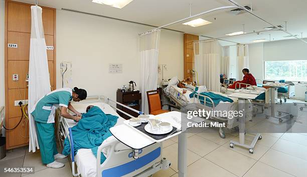 State of the Art at Fortis Hospital on September 9, 2014 in Gurgaon, India.