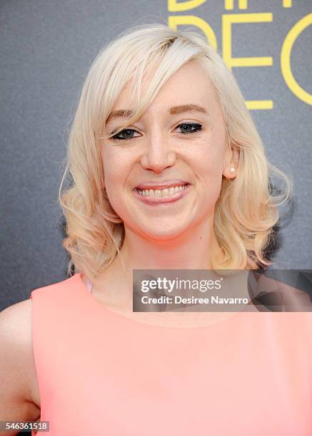 Actress Mary Houlihan attends 'Difficult People' New York Premiere at The Metrograph on July 11, 2016 in New York City.