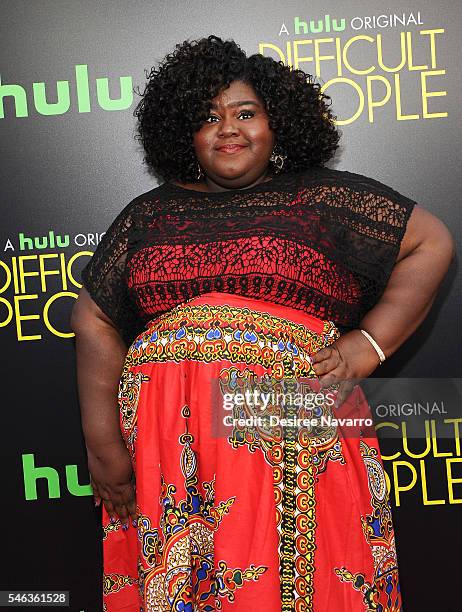 Actress Gabourey Sidibe attends 'Difficult People' New York Premiere at The Metrograph on July 11, 2016 in New York City.