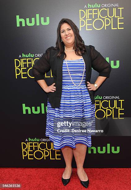 Actress/writer Chelsey Donn attends 'Difficult People' New York Premiere at The Metrograph on July 11, 2016 in New York City.