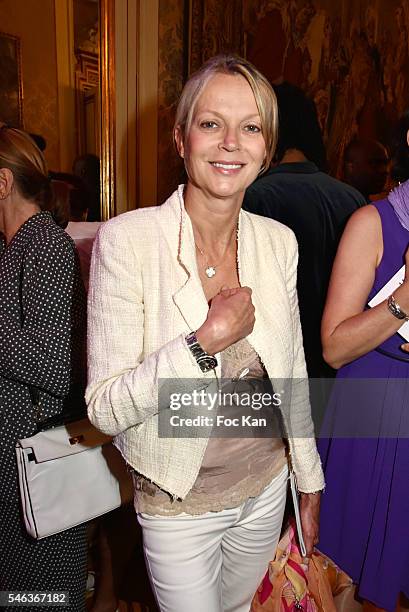 Helene de Yougoslavie attends Serbia Fashion Day at Residence de L'Ambassadeur In PAris on July 11, 2016 in Paris, France.