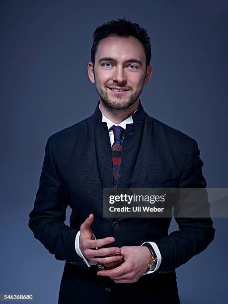 Actor George Blagden is photographed for 1843 magazine on January 18, 2016 in London, England.