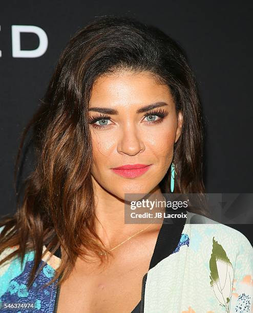 Jessica Szohr attends the premiere of Vertical Entertainment's 'Undrafted' on July 11, 2016 in Hollywood, California.