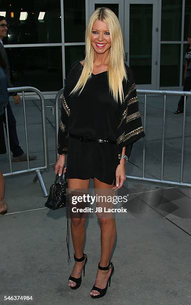 Actress Tara Reid attends the premiere of Vertical Entertainment's 'Undrafted' on July 11, 2016 in Hollywood, California.