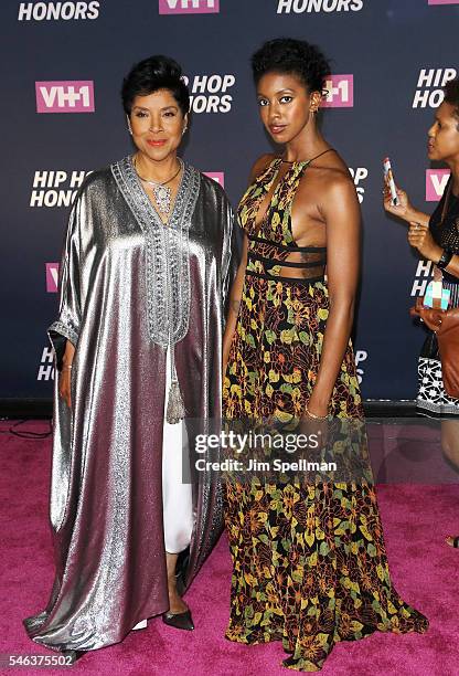 Actresses Phylicia Rashad and Condola Rashad attend the 2016 VH1 Hip Hop Honors: All Hail The Queens at David Geffen Hall on July 11, 2016 in New...