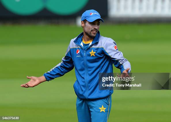 Pakistan. Amir Manager.net Mohammad Amir of Pakistan during the Pakistan Nets Session at Lords ...