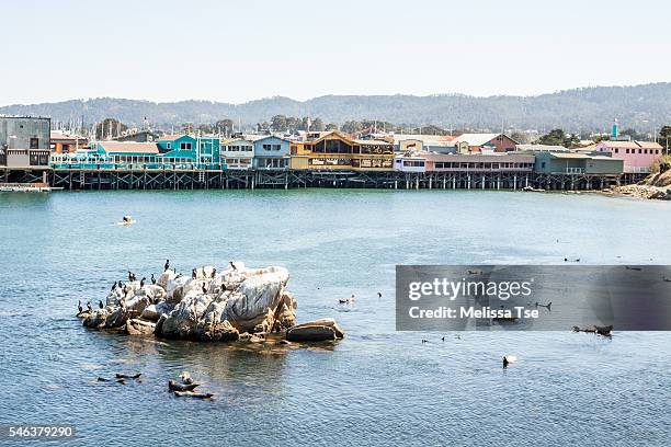 monterey bay fisherman's wharf - モンテレー湾 ストックフォ�トと画像