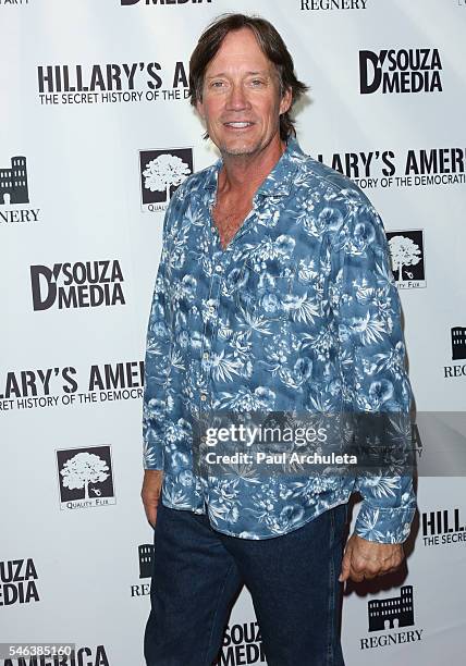 Actor Kevin Sorbo attends the Los Angeles premiere of "Hillary's America" at The TCL Chinese 6 Theatres on July 11, 2016 in Hollywood, California.