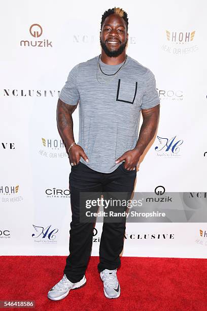 Lamarr Houston attends the annual NCLUSIVE kick off party at Le Jardin on July 11, 2016 in Hollywood, California.