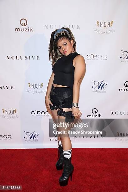 Karen Rubyn attends the annual NCLUSIVE kick off party at Le Jardin on July 11, 2016 in Hollywood, California.